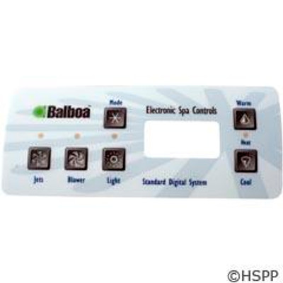 Balboa Overlay -Serial Standard Digital Control Panel LCD 10328