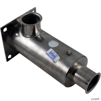 Flanged Manifold, 1-1/2", 10", SS 90°, w/o Split Nuts