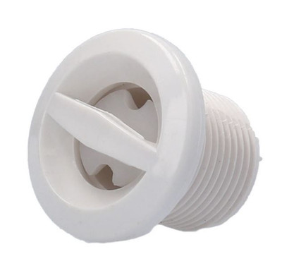 Waterway Jet Pulsator Internal Front Access Smooth Face White 212-8400