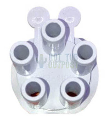 Waterway Manifold Barb Fittings 1 Inch spg x 3/8  Inches x5 Barbs x2 Plugs