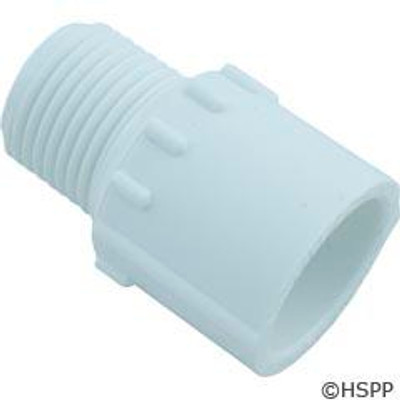 Lasco Adapter 1/2"mpt x s. ASTM D-2466 Socket Type Poly (Vinyl Chloride)(PVC) Plastic Pipe Fittings, Sch 40.