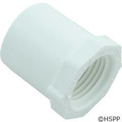 Lasco Reducer Bushings 3/4"s x 1/2"fpt RB PVC is available along with other Schedule 40 PVC fittings from Hot Tub Outpost.