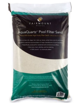pool filter sand AquaQuartz