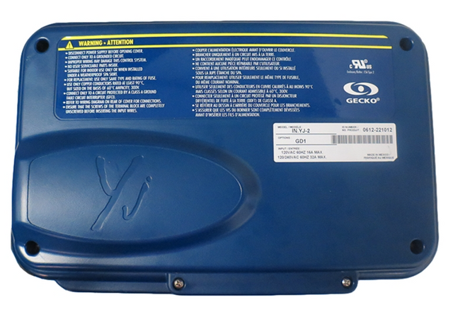 Gecko IN.K300 Control Panel IN.K300-1OP Topside BDLK3001OP