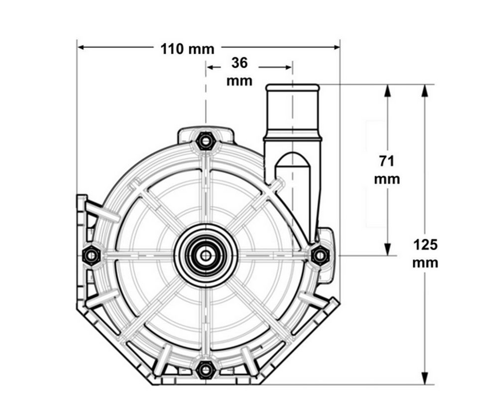 Dimension One E10 Circulation Pump With Flow Switch 01512320