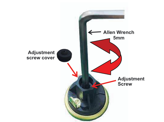 adjustment pressure switch