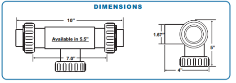 bath heater dimensions