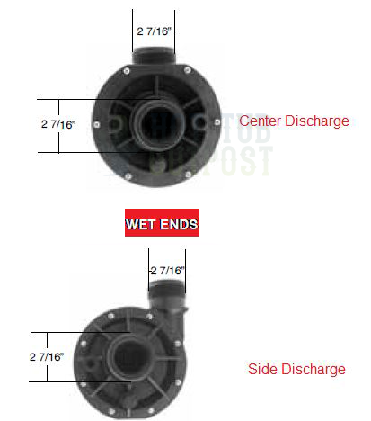 center side discharge