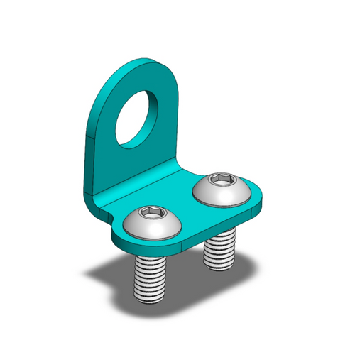 Bulkhead Tab for -3AN. Bolt-on. Stainless.