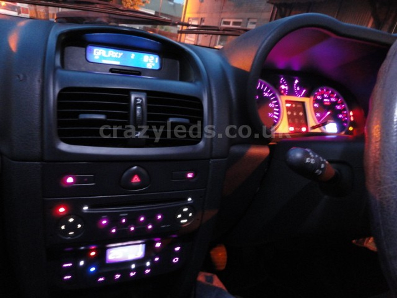 Blue Speedometer Speedometer Lighting LED LED Conversion Kit Renault Clio 2  Mega