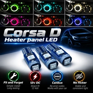 Corsa D LED Heater panel conversion kit