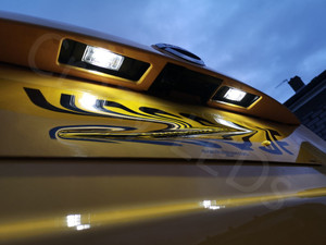 Nissan Juke 2009-2022 White LED Number plate replacements.