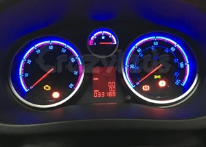 Corsa D Speedometer + LCD Mileage SMD LED conversion kit