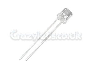 Pink 5mm flat top LED
