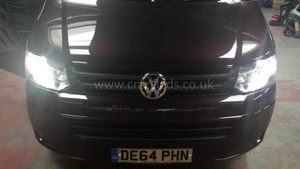 VW Caddy T5.1 6000k White LED H4 replacements