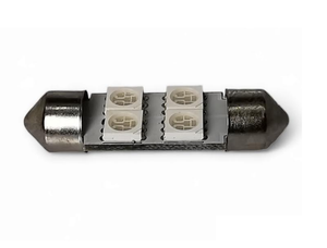 Green 36mm 4 LED festoon