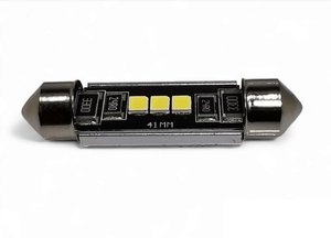White 41mm 3 LED canbus festoon