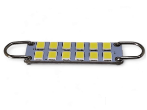 White 44mm Rigid loop LED canbus