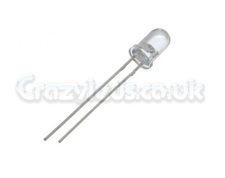 White 5mm dome top LED