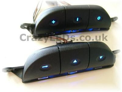 Astra G LED steering wheel control DIY conversion kit. Crazy LEDs