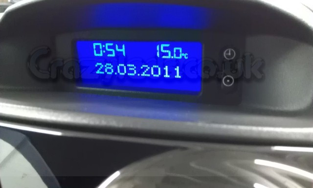 Corsa D TID info display LED conversion kit.