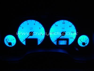 Astra G / Zafira A LED Speedometer/mileage conversion
