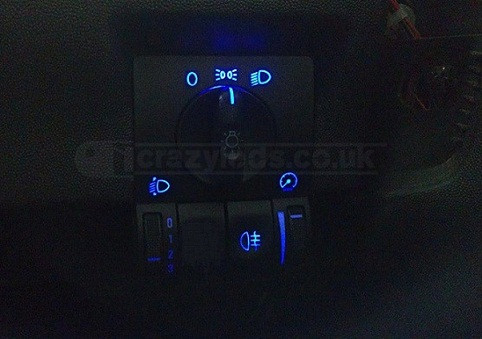 Corsa C LED Converted headlight switch