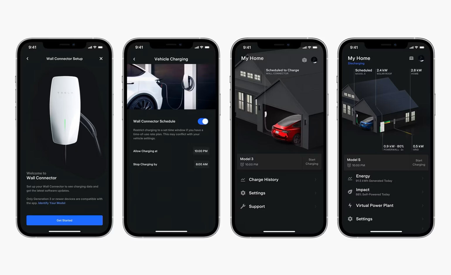 Tesla Universal Wall Connector App