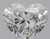 Heart 0.72 D VVS2 - #90323