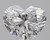 Heart 0.77 D VVS2 - #90542