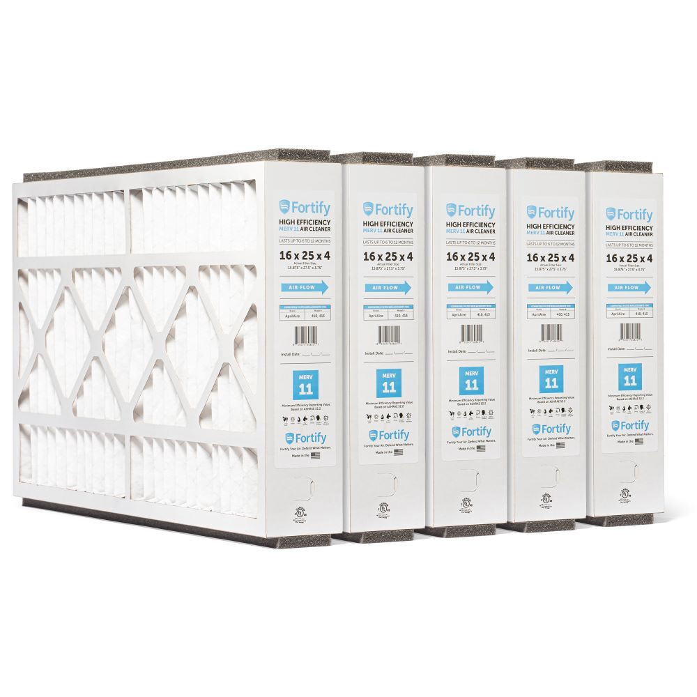 Fortify 16x25x4 MERV 11 Air Filter for AprilAire 410 & 413 Media