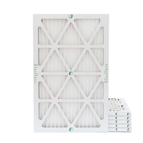14x25x1 MERV 10 ( FPR 6-7 ) AC and Furnace Pleated Air Filters.   Quantity 6