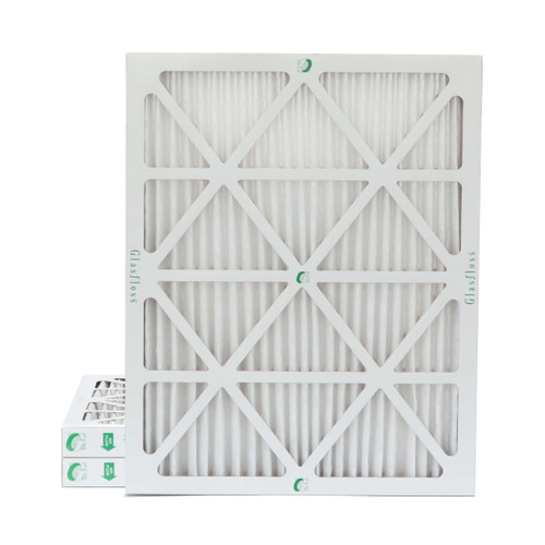 20x24x2 MERV 10 ( FPR 6-7 ) AC and Furnace Pleated 2" Inch Air Filters.   Quantity 3