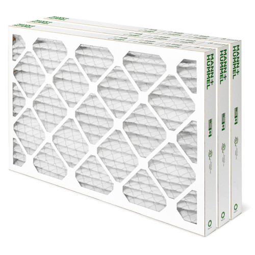 16x30x2 MERV 8 Pleated 2" AC Furnace Air Filters.    3 Pack