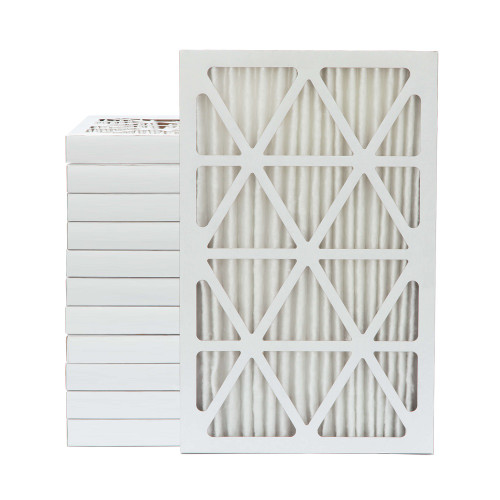 18x25x2 MERV 13 ( FPR 10 ) AC and Furnace Pleated 2" Inch Air Filters.   Case of 12