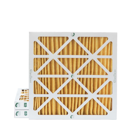 Glasfloss ZL 12x12x2 MERV 11 ( FPR 7 ) Pleated AC Furnace Air Filters.  3 Pack.   Exact Size: 11-1/2 x 11-1/2 x 1-3/4