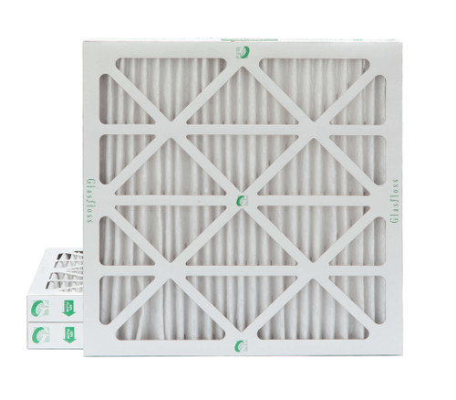 Glasfloss ZL 18x20x2 MERV 13 ( FPR 10 ) Pleated AC Furnace Air Filters.  3 Pack.   Exact Size: 17-1/2 x 19-1/2 x 1-3/4