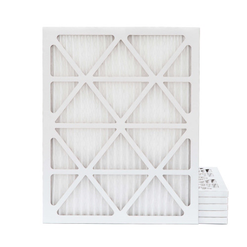 24x30x1 MERV 8 Pleated AC Furnace Air Filters.  6 Pack