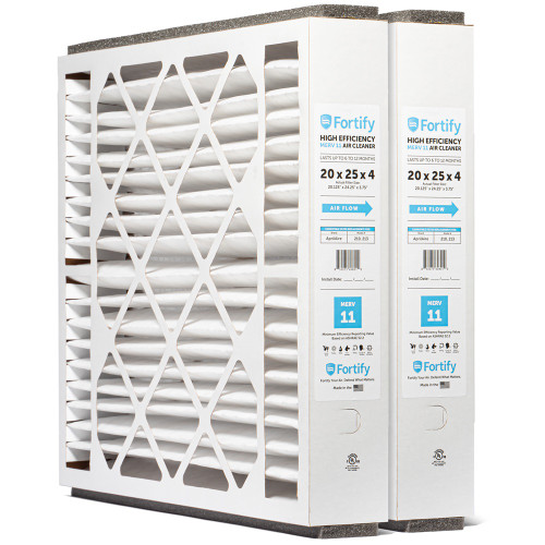 Fortify 20x25x4 MERV 11 Filter Replacement for AprilAire 210 & 213 Media Air Cleaners. (2-Pack) Compatible with Models 1210, 1620, 2210, 22216, 32100, 4200, 2120, and with Kit 1213, UV12.