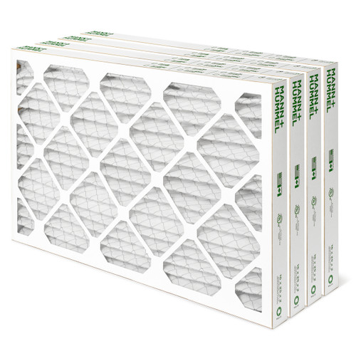 16x25x2 MERV 8 Pleated AC Furnace Air Filters.   4 Pack