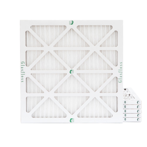 Glasfloss ZL 18x20x1 Merv 13 Pleated AC Furnace Air Filters.    6 Pack