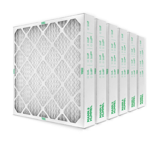 20x20x4 MERV 8 Pleated AC Furnace Air Filters.  Case of 6