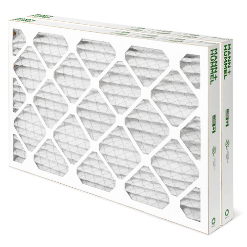 16x25x2 MERV 8 Pleated AC Furnace Air Filters.   2 Pack