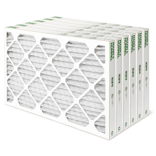 16x25x2 MERV 8 Pleated AC Furnace Air Filters.   6 Pack