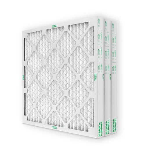 20x25x2 MERV 11 Pleated AC Furnace Air Filters.    3 Pack