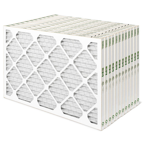 16x20x1 MERV 8 Pleated AC Furnace Air Filters.   Case of 12