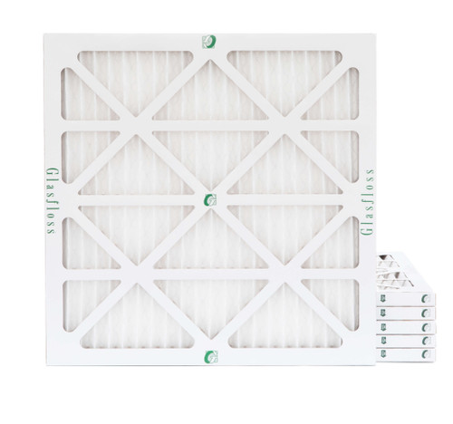 Glasfloss ZL 20x20x1 MERV 13 Pleated AC Furnace Air Filters.    6 Pack