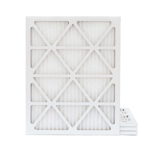 6 PACK 20x24x1 MERV 8 Pleated AC Furnace Air Filters Actual Size: 19-3/8 x 23-3/8 x 7/8 
