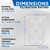 Glasfloss 12x20x1 MERV 10 ( FPR 6-7 ) AC and Furnace Pleated Air Filters.   Case of 12