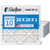 Glasfloss 20x20x1 MERV 10 AC & Furnace Air Filters. Case of 12. Actual Size: 19-1/2 x 19-1/2 x 7/8